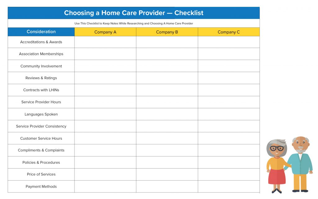 how to become in home care provider